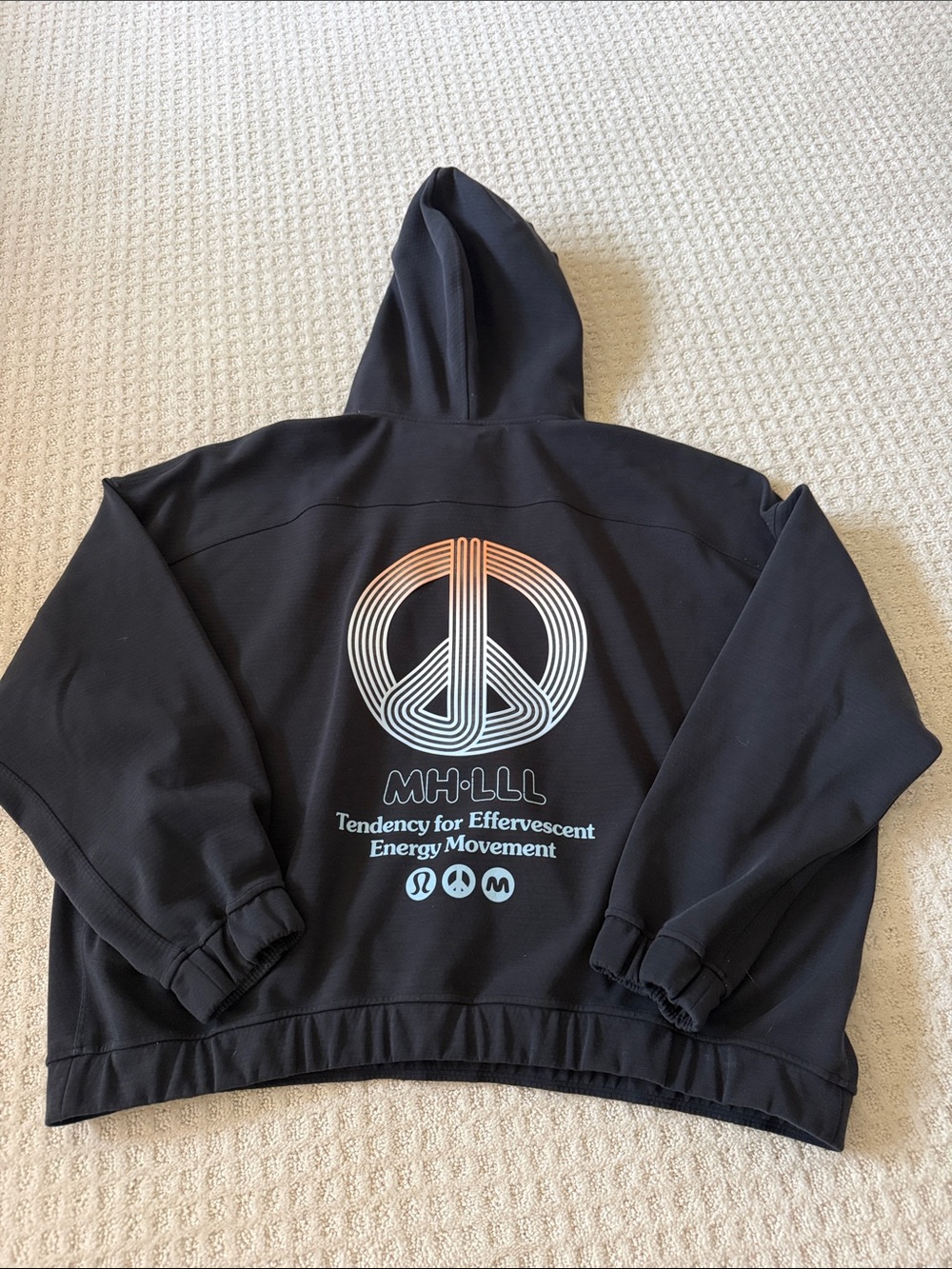 Lululemon x Mad Happy Black Graphic Hoodie